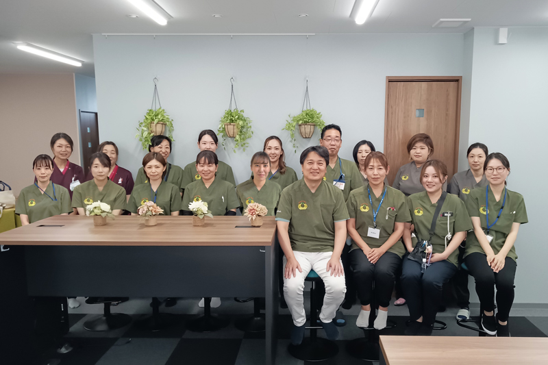 スタッフと一丸になって診療いたします